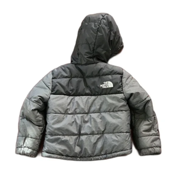 The North Face Quilted Chimbo Reversible Fleece Full-Zip Hooded Jacket, Size 2T